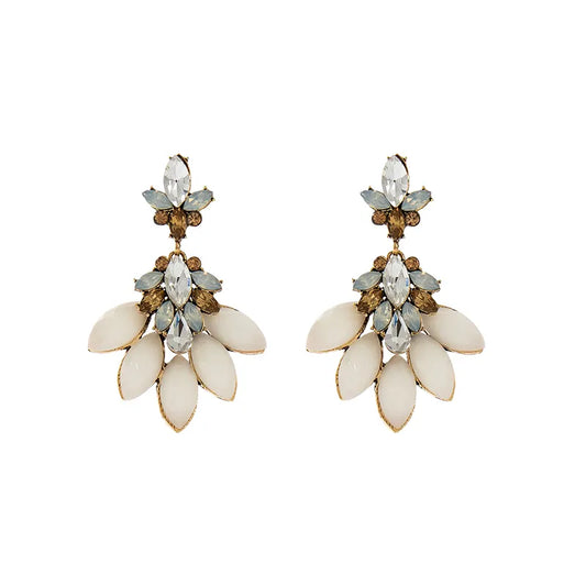 Bohemian Crystal Stud Earrings