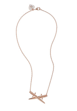 Crossed Sword Necklace