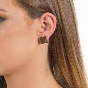 Flat Metal Square Studs