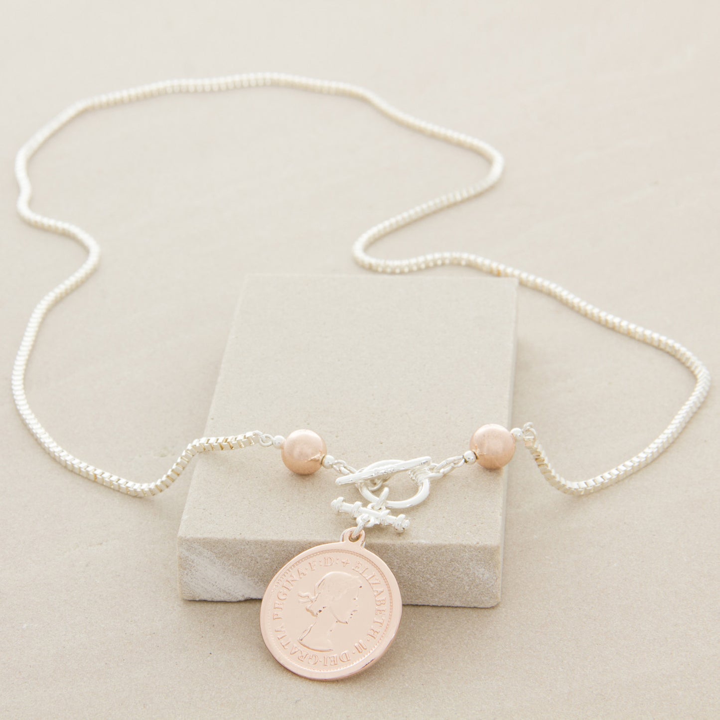Fob & Coin Necklace