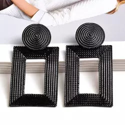 Ganni Rectangle Earrings