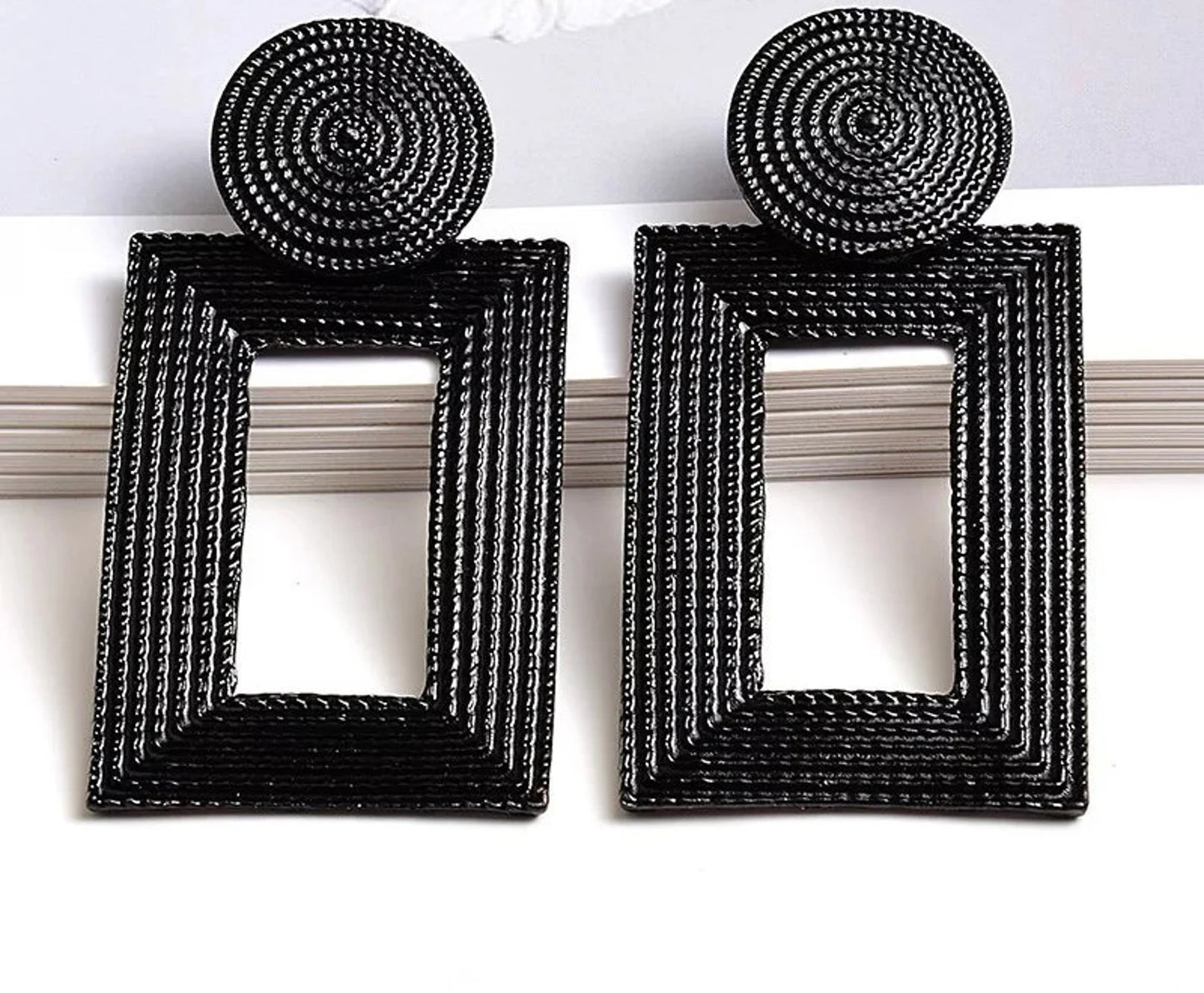 Ganni Rectangle Earrings