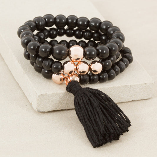 Ball & Tassel Bracelet