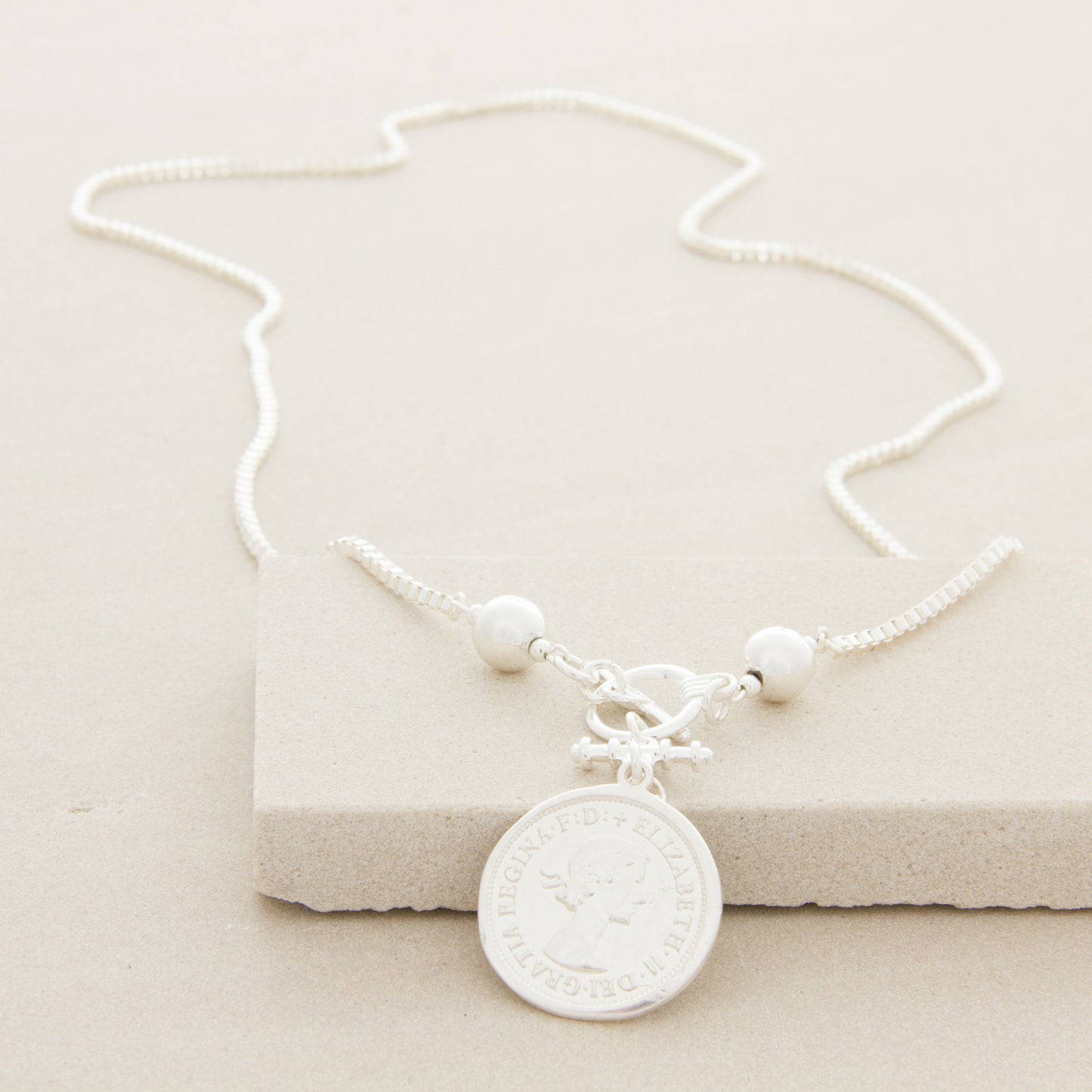 Fob & Coin Necklace