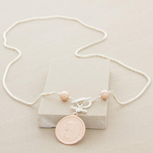 Fob & Coin Necklace