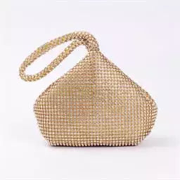 Crystal Gold Evening Bag