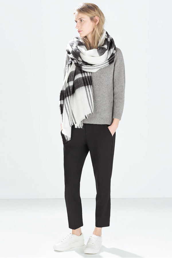 White Night Scarf